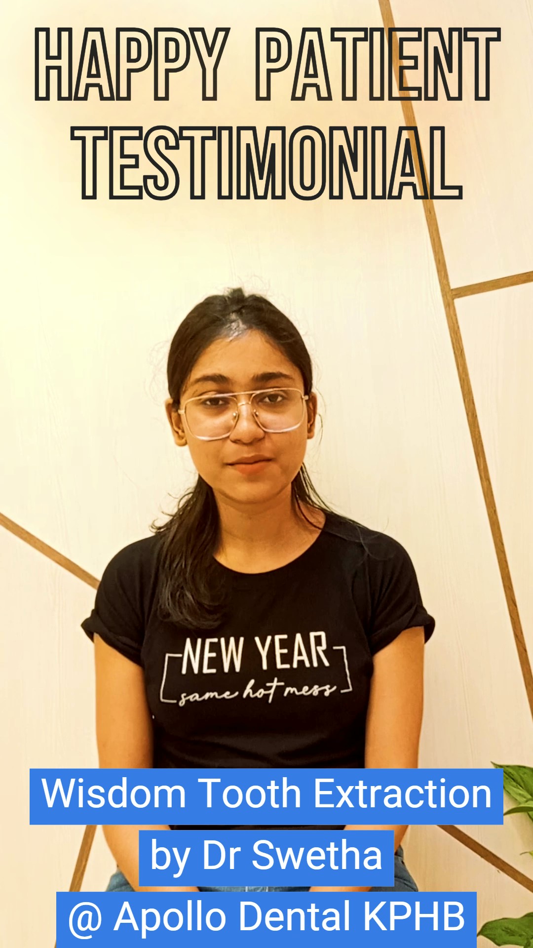 Testimonial for Wisdom Tooth Extraction done by Dr Swetha at Best Dental Clinic in KPHB Kukatpally 3 Testimonial for Wisdom Tooth Extraction done by Dr Swetha at Best Dental Clinic in KPHB Kukatpally